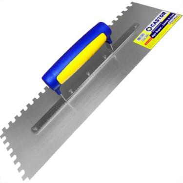 Imagem de Desempenadeira Aco Castor Dentada 12 X 40Cm Dente 8Mm - 225