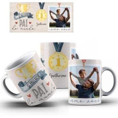 Imagem de Caneca Dia dos Pais - O Melhor Pai Do Mundo - Opção P/Foto - loja dink