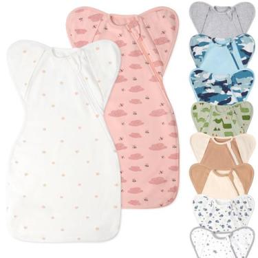 Imagem de Swaddle Blanket Knirose com Mangas - 2 Pacotes para Recém-Nascido