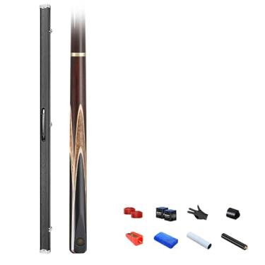 Imagem de Taco de Bilhar Premium, Feito com Madeira Durável e Design Sofisticado para Alta Performance em Jogos (A Tacos de bilhar e acessórios+ barril box B, 9.5mm)