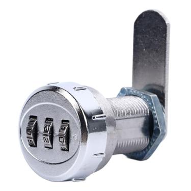 Imagem de Trava do Gabinete Mecânico, Durável 3 Dígitos de Trava de Combinação de Combinação Mini Fácil de Usar (L20) (L25) (L30)