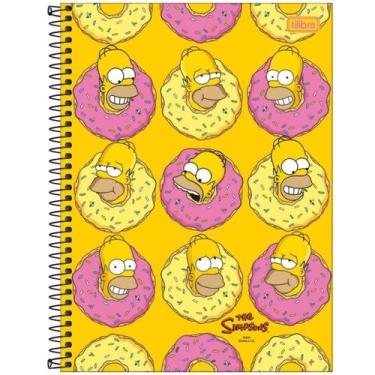 Imagem de Caderno Espiral Capa Dura Simpsons 80 Folhas - Tilibra