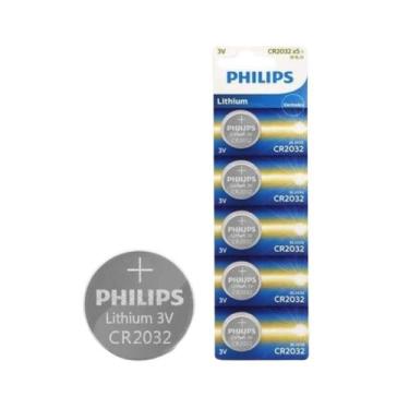 Imagem de Cartela de Bateria CR2032 Philips P/ Controle CFTV Placa Mãe