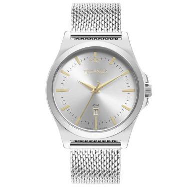 Imagem de Relógio Masculino Technos Steel Prata E Dourado 2115Lal/1K
