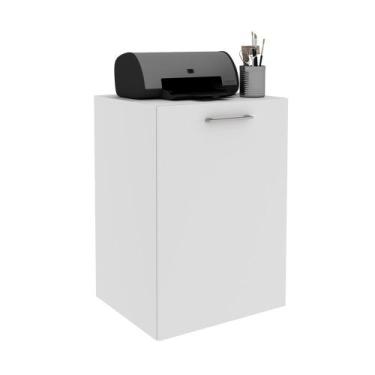 Imagem de Balcão Mesa Articulável com Prateleiras ME4170 Branco - Tecno - Tecno 