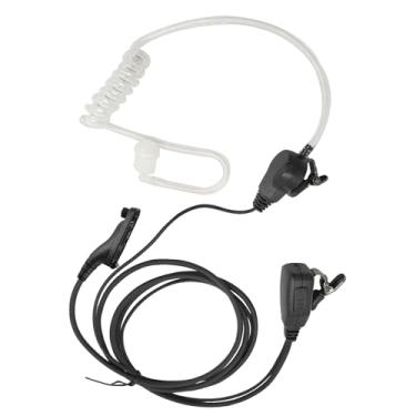 Imagem de Fone de ouvido profissional de vigilância com microfone PTT com isolamento de ruído para rádios Motorola APX/XPR APX6000 7000 8000 4000 XPR7550e 7350e 7580e 6350 6550 (branco)