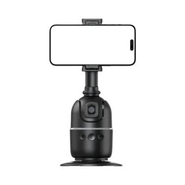 Imagem de Gimbal 360° com Rastreamento Facial Automático - Selfie Stick e Tripé 