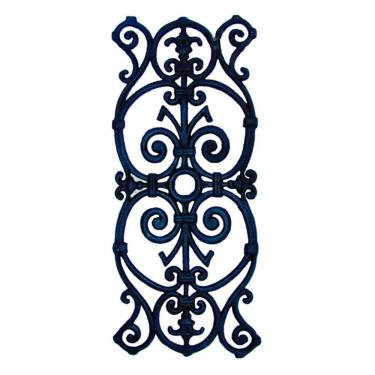 Imagem de Grade Ferro Fundido Portuguesa Sacada Varanda Escada 72X32Cm