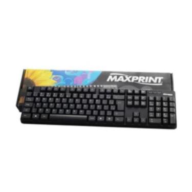 Imagem de Teclado usb padrao preto maxprint 6081-45 Homologação: 79902113999
