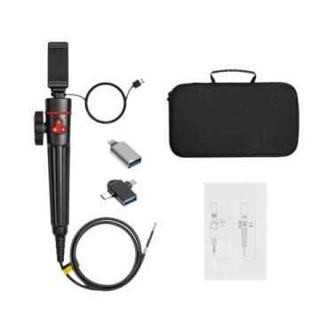 Imagem de Câmera De Endoscópio Articulado Flexível 360 graus Sonda Direcionável 