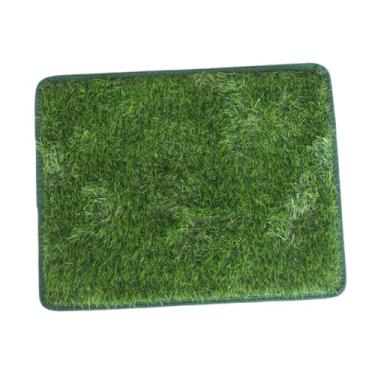 Imagem de Generic Xixi de grama artificial para cachorro, tapete higiênico para animais de estimação, comadre, bandeja para penico de cachorro, tapete de grama, 80cmx100cm