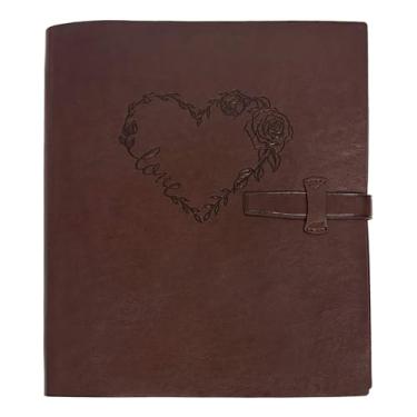 Imagem de Flying Beauty Álbum De Fotos 4X6, 200 Fotos, Álbuns Couro Com Espaço Para Escrever, 30 Folhas, Casamento, Bebê, Família, Viagem, Crianças, Recortes Personalizado (Coração)