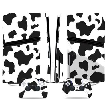 Imagem de Adesivo Skin para PS5 Pro Disc Edition, conjunto completo de decalque de vinil para console e controle (rosa)