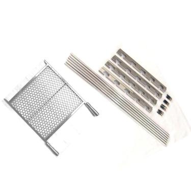 Imagem de Suporte Churrasqueira Pequena Até 60Cm E Grelha Moeda 50Cm