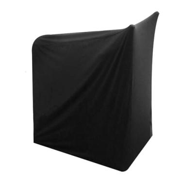 Imagem de Colaxi Capa de bicicleta para ciclismo indoor, equipamento de proteção para bicicleta à prova de com cordão, protetor de para treinamento em academia, Preto