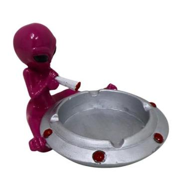 Imagem de Cinzeiro de mesa ET Alienigena Discovoador Extraterrestre Decoração - 