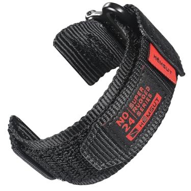 Imagem de DAVILANE Pulseira de relógio de liberação rápida compatível com Coros APEX 42 mm/PACE 2/APEX 2, pulseiras de substituição de nylon com gancho e laço