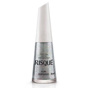 Imagem de Esmalte Risqué Cor As Mil Purpurinas Glitter com 8ml