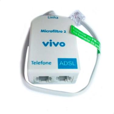 Imagem de ADSL Duplo C/ Anatel  Kit 4 p/ Internet e Telefonia - TEBERA