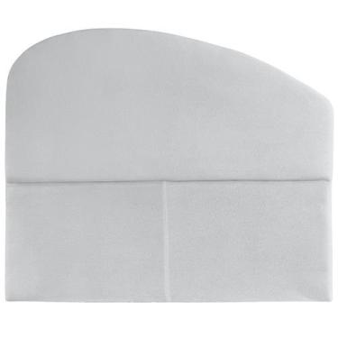 Imagem de Cabeceira Estofada King 195cm para Cama Serena Suede Off White - Ateli