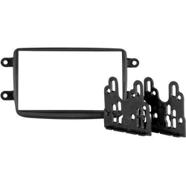 Imagem de Moldura Rádio 2 Din Duster Kwid Captur Oroch Sandero Logan Padrão Chin