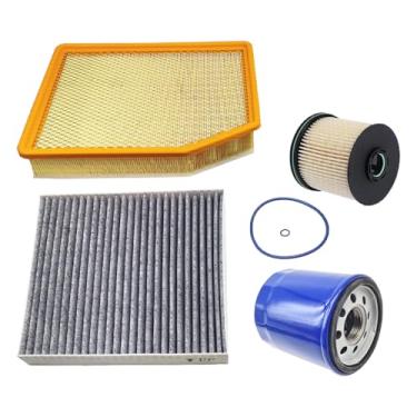 Imagem de GOLACOD Kit de filtro Duramax 3.0L com TP1015 e PF66, 13508023, A3244C – Fuel, óleo, cabine, filtros de ar compatíveis com GMC Sierra/Yukon XL 2020-2023, Chevy Silverado 1500/Suburban/Tahoe