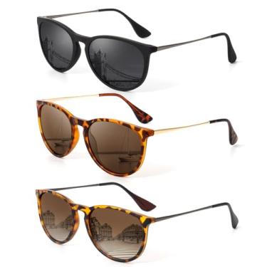 Imagem de KALIYADI Óculos De Sol Femininos Polarizados: Modernos Com Proteção Uv400, Estilo Retrô Para Festas, Compras Na Praia