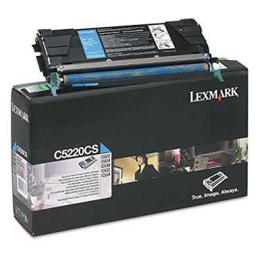 Imagem de Lexmark C5220CS C522 C524 C530 C532 C534 Cartucho de toner (ciano) em embalagem de varejo