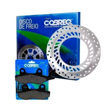 Imagem de Disco De Freio Dianteiro xr 250 xr 200 crf 230 + Pastilha - COBREQ