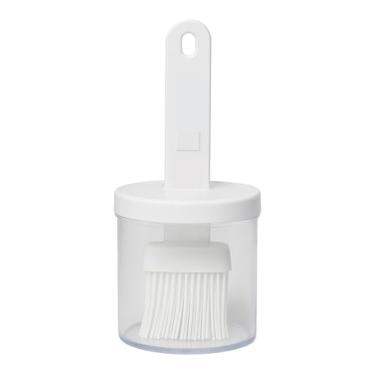 Imagem de DekoTech 1 frasco dispensador de óleo de silicone com pincel de cozinha – aplicador de molho multifuncional para cozinhar, grelhar e churrasco