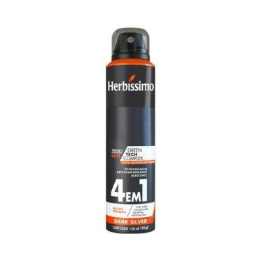 Imagem de Desodorante herbissimo aerosol 150ml dark silver