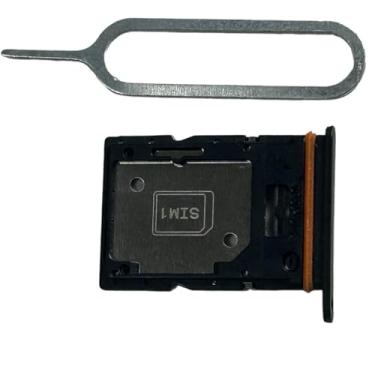 Imagem de zhxchzhi Suporte de bandeja de cartão SIM duplo OEM + pino compatível com Nothing CMF Phone 2 Pro Parts preto