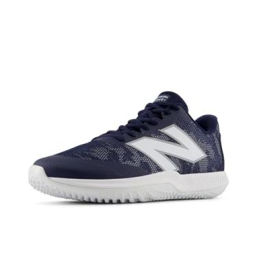 Imagem de New Balance Tênis de beisebol unissex FuelCell 4040 V7 Turf Trainer, Team Navy/Branco óptico, 16.5 X-Wide Women/15 Wide Men