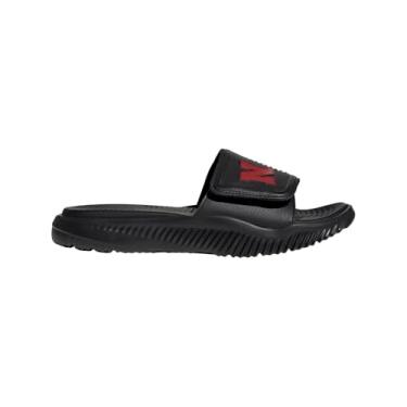 Imagem de adidas Alphabounce 2.0 Slide adulto unissex, Preto/Team Power Red/Black, 18 Women/17 Men