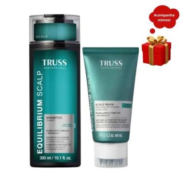Imagem de Kit Equilibrium Scalp 1 Shampoo 300ml 1 Máscara 150g Truss