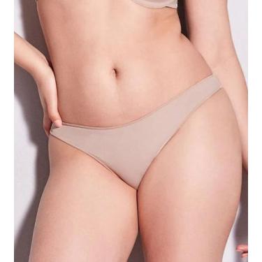 Imagem de Calcinha Fio Dental Acabamento Invisível Hope Lingerie 3784, Camurça, 