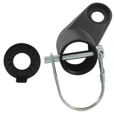 Imagem de Zorfeter Acoplador de engate de reboque de bicicleta com capacidade de 22,7 kg, multicompatível, fácil de instalar, engate forte, engate de substituição para crianças/cães/reboques de bicicleta