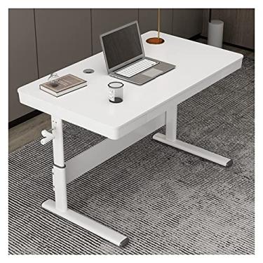 Imagem de Mesa de trabalho de escritório em casa, escritório, mesa de trabalho com gaveta, moderna, minimalista, mesa de jogos, mesa de computador