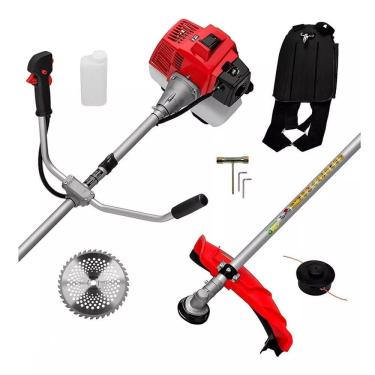 Imagem de Roçadeira Profissional a Gasolina 3.5Cv Tbc63 2t 63.3Cc Lamina e Carretel Nylon Toyama 