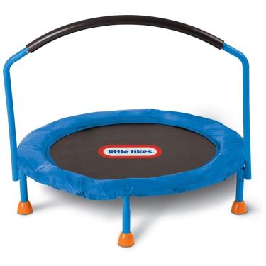 Imagem de Cama Elástica com Apoio para Crianças de 3 a 6 anos, LITTLE TIKES 630354M, Azul