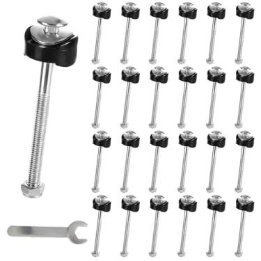 Imagem de STARVAST 24 peças de parafusos de trampolim de 7,6 cm, peças de reposição de trampolim de parafuso longo, acessórios de trampolim de aço, peças de parafuso de substituição, ferramenta de estabilidade