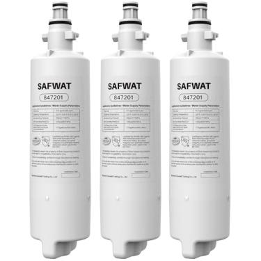 Imagem de SAFWAT 847201 Substituição para filtro de água de geladeira Fisher & Paykel 847201 (pacote com 3)