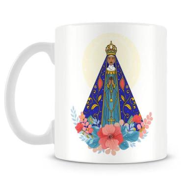 Imagem de Caneca Nossa Senhora Aparecida - Mod.1 - Cerâmica de Alta Qualidade - 