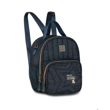 Imagem de Lancheira Térmica Escolar Rebecca Bonbon Jeans Juvenil 2em1 - Clio Sty