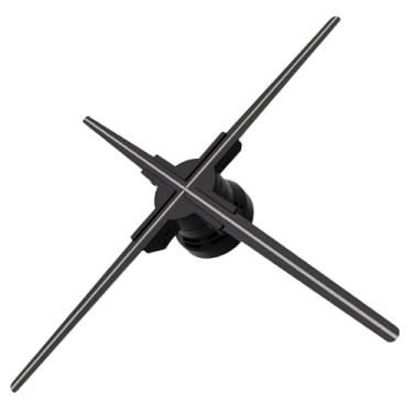 Imagem de Holospin Ventilador holográfico ultra 3D U52,1024 contas de LED e brilho de 2800 cd/m², projetor de LED holograma 3D com WiFi e Bluetooth, ventilador holográfico 3D para exibição de loja, eventos