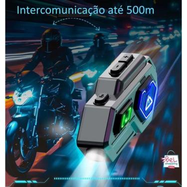 Imagem de Fone De Ouvido Bluetooth P/Capacete Intercomunicador Mt-C001