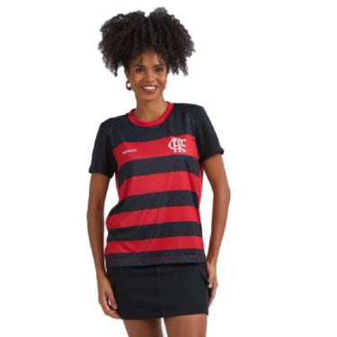 Imagem de Camiseta Braziline Fla Principia Feminino - Vermpto