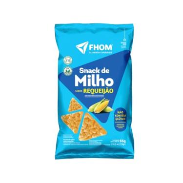 Imagem de Snack de Milho Requeijão 55g Vegano Sem Glúten FHOM