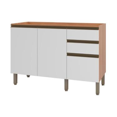 Imagem de Balcão De Cozinha Gabinete Pia 120cm Multimóveis