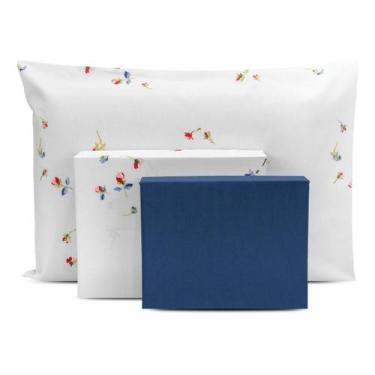 Imagem de Lençol Solteiro 3pçs Elástico Estampado Percal 180 Fios 2025 - Bem Me 